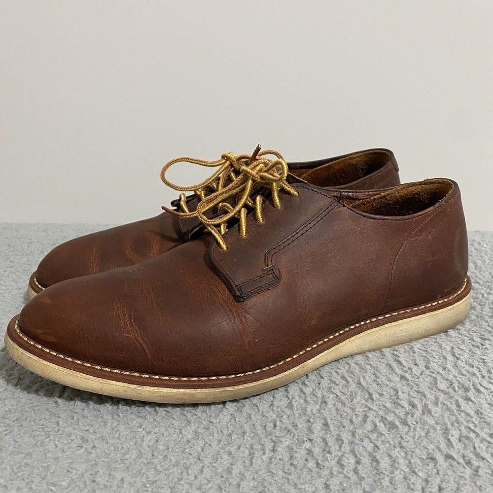 Red Wing Postman Oxford Shoes 3118 Mens 12 Copper Rough & Tough Discontinued USA